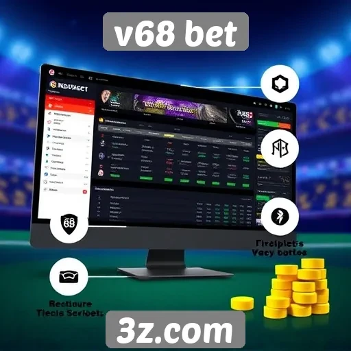 Interface e usabilidade do v68 bet em destaque